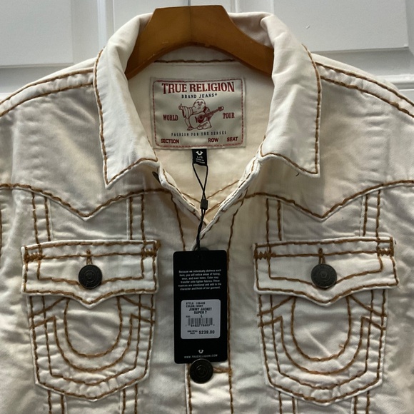 TRUE RELIGION JIMMY SUPER T JACKET Size L - Picture 6 of 6